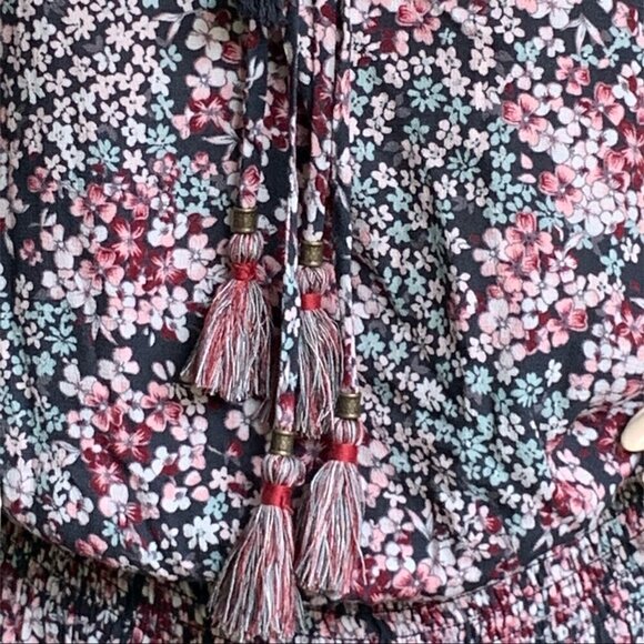 NWT Knox Rose Women's Tassel Trim Dress BOHO Priarie Sz XXL/18 #26A - Picture 7 of 9